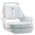 Wise Seats Chair W/Cushions & Plate Wht, #8WD015-3-710 8WD015-3-710
